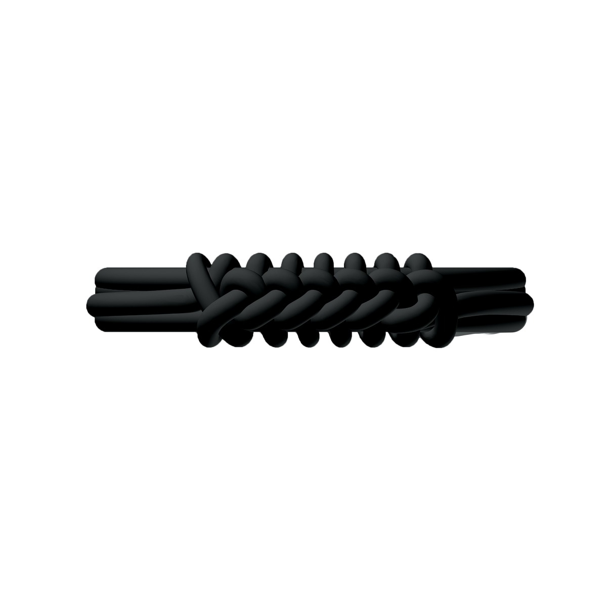 O Bracelet Knot Double Silicone Nero - O bag Official Website