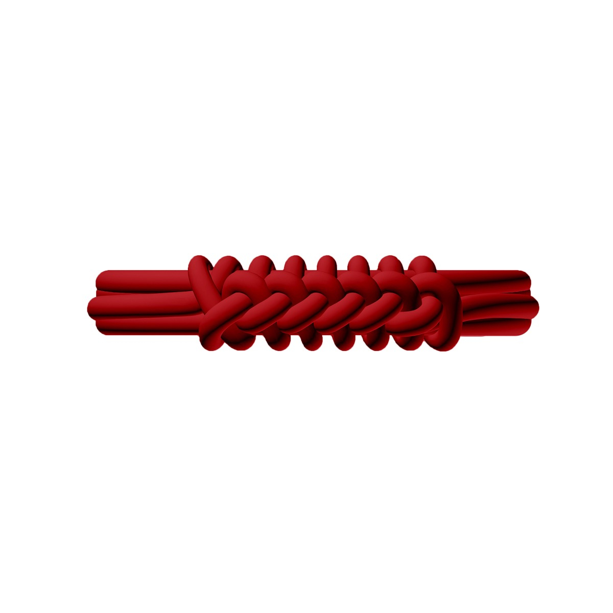 O Bracelet Knot Double Silicone Rosso - O bag Official Website