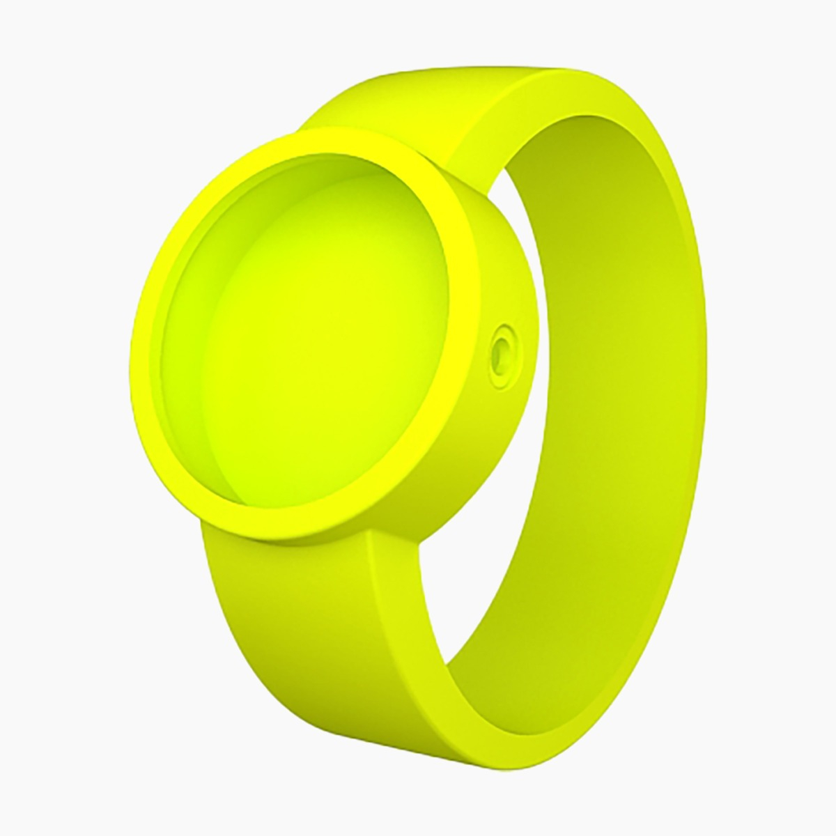 O Clock Cinturino Cover Silicone Fluo Giallo - O bag Official Website