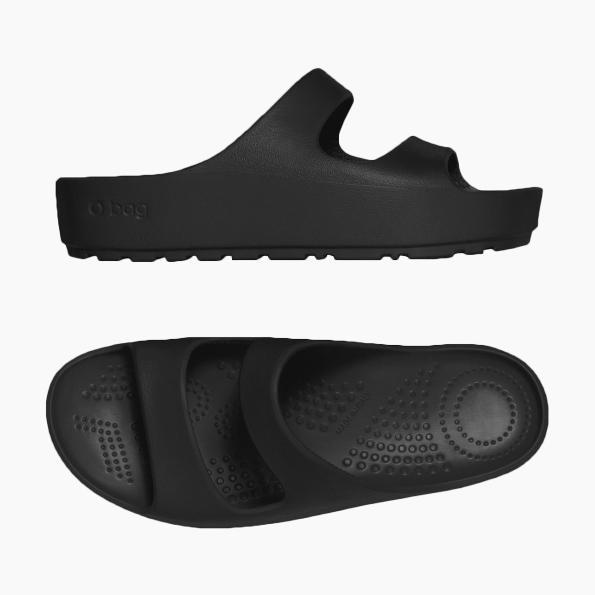 O shoes high nero - O bag Official Website