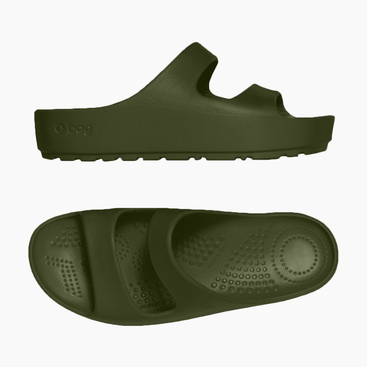 O Shoes Donna High Eva  Compound Verde Scuro - O bag Official Website