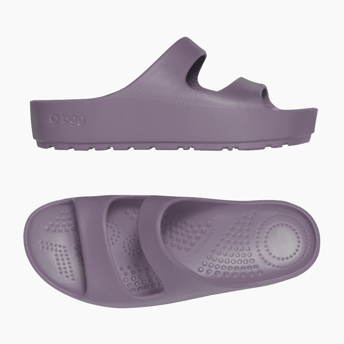 O shoes high desaturate violet - O bag Official Website