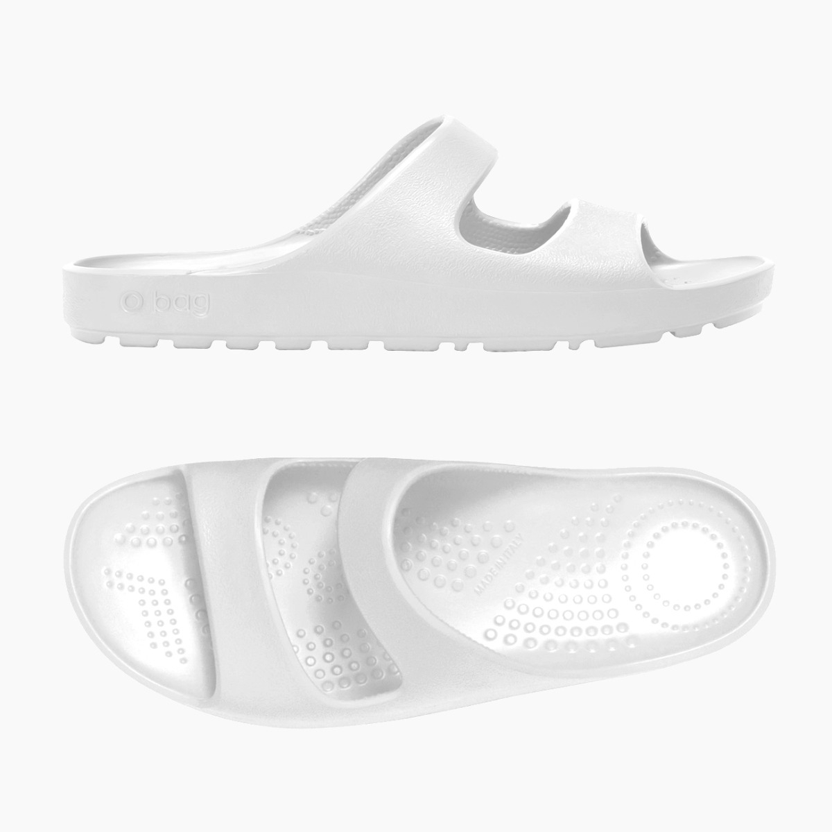 Tongs O shoes low blanc - O bag Official Website
