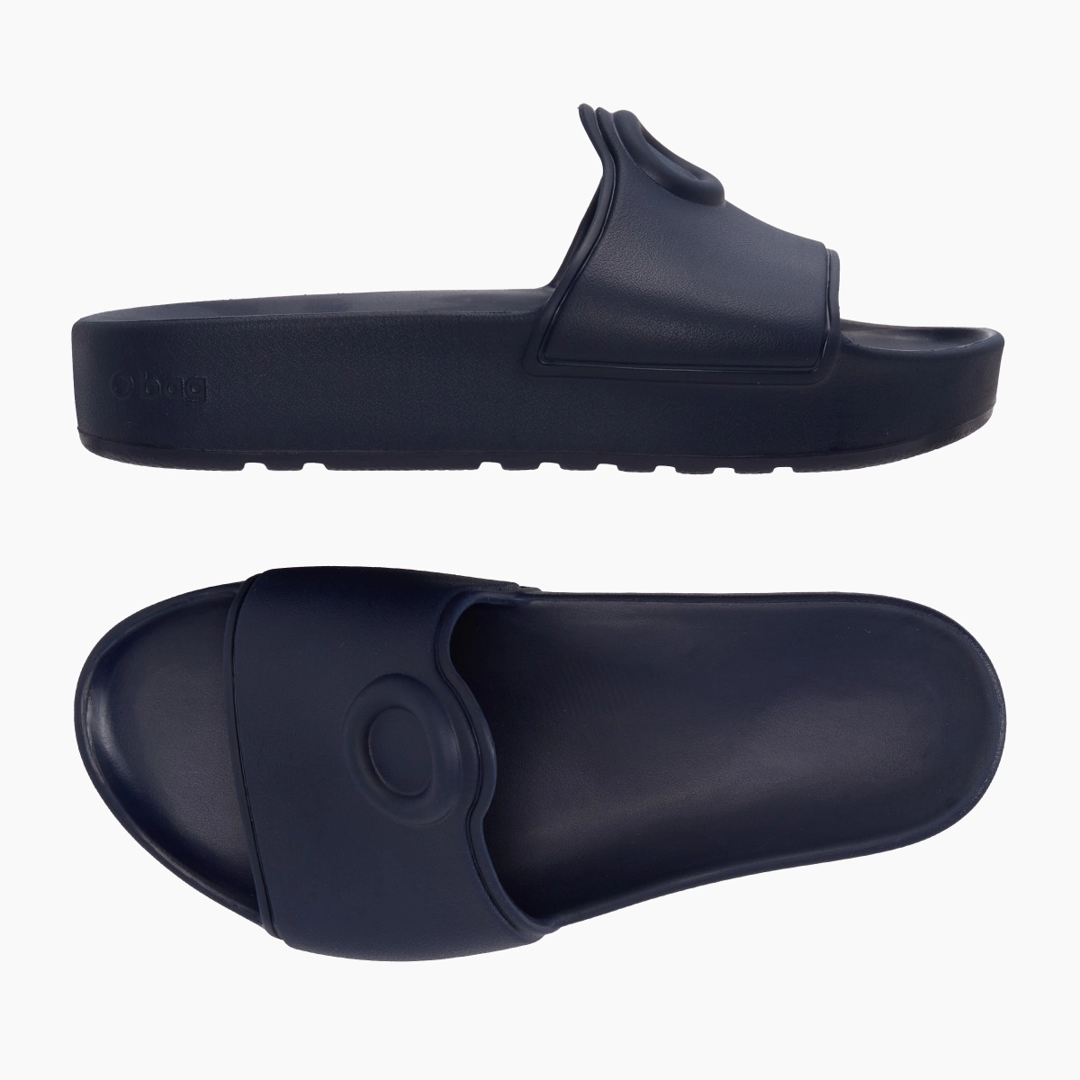 O slippers logo blu navy - O bag Official Website