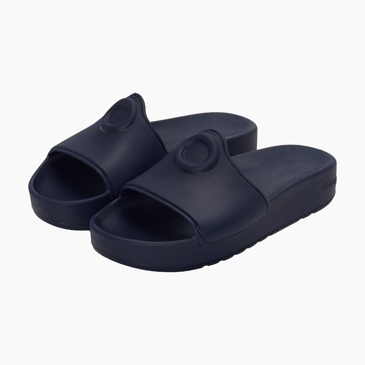 O slippers logo blu navy - O bag Official Website