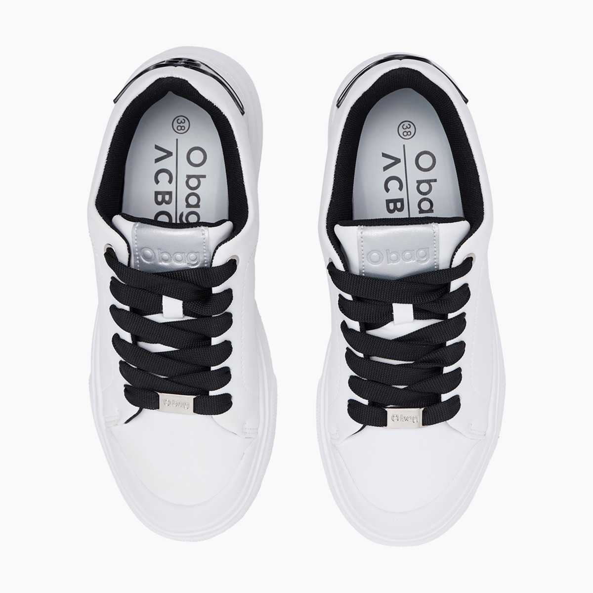 O sneakers blanc/noir - O bag Official Website