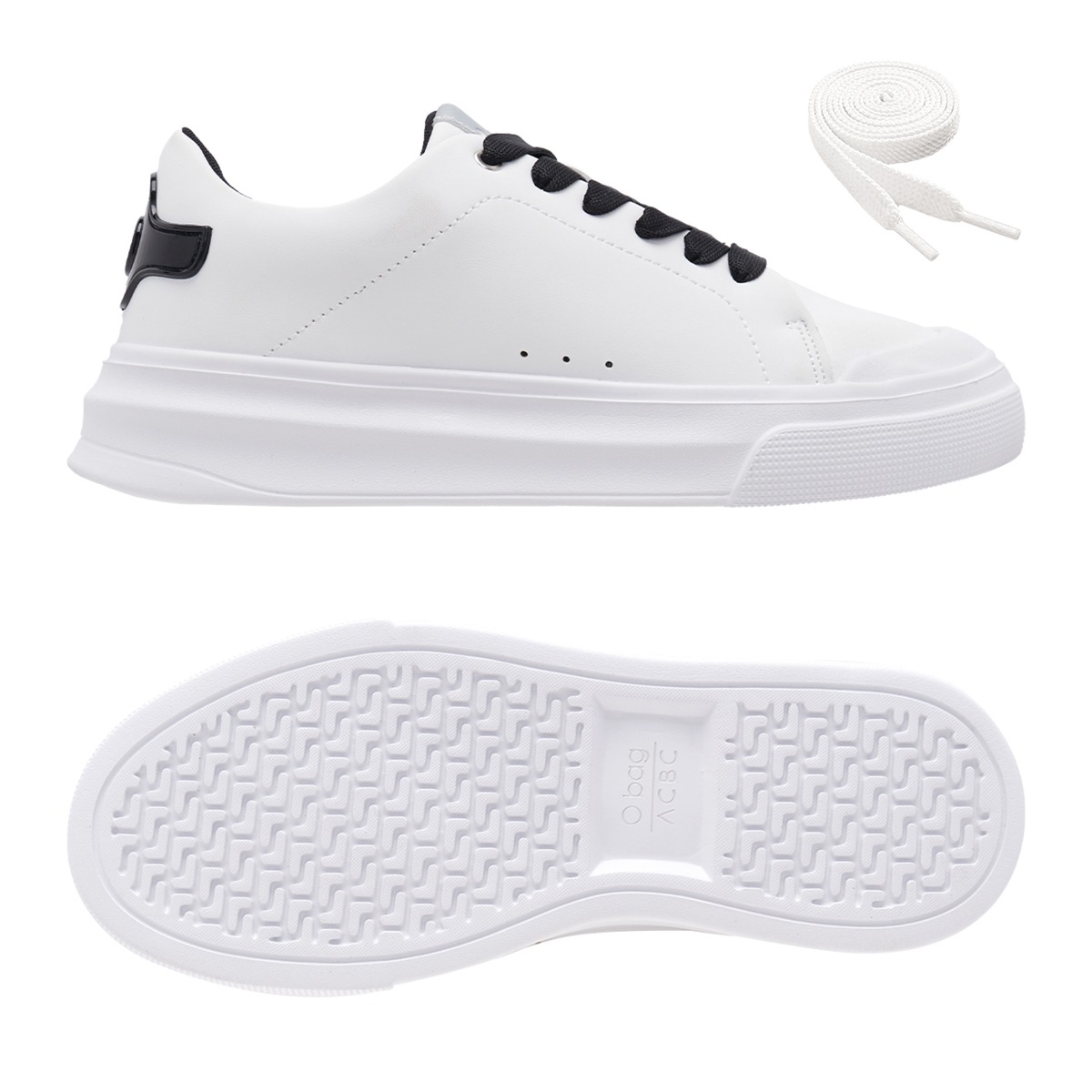 O sneakers blanc/noir - O bag Official Website