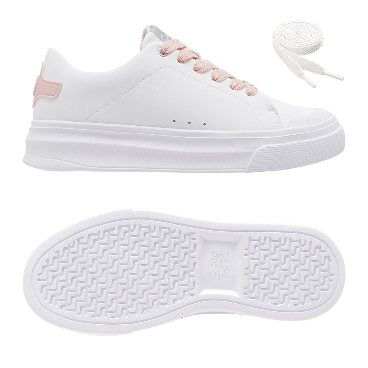 O sneakers white/blush - O bag Official Website