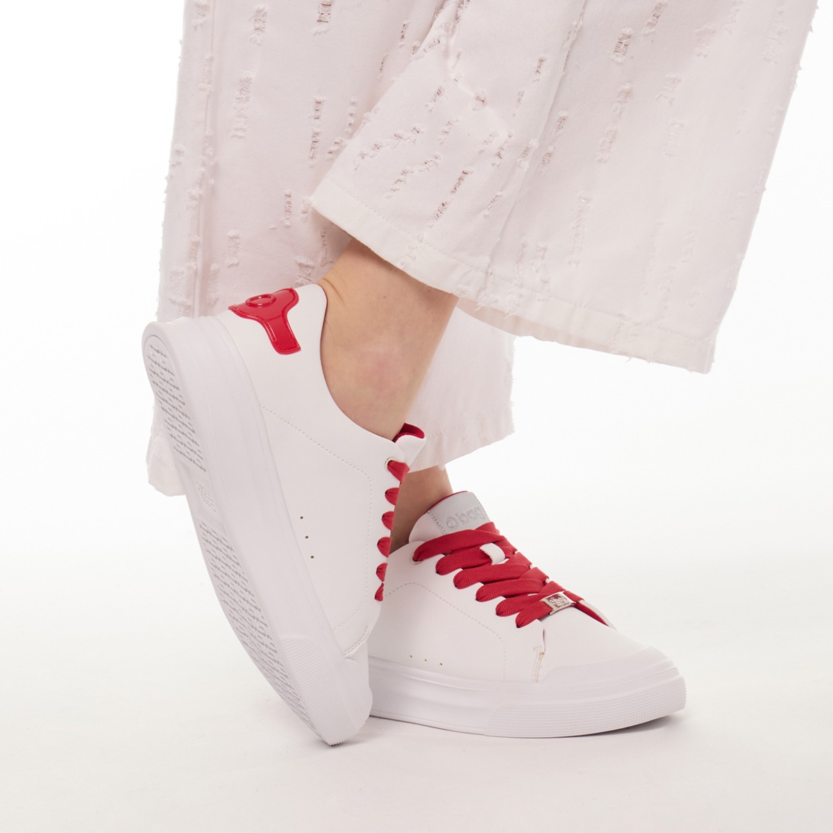 O sneakers white/tomato - O bag Official Website