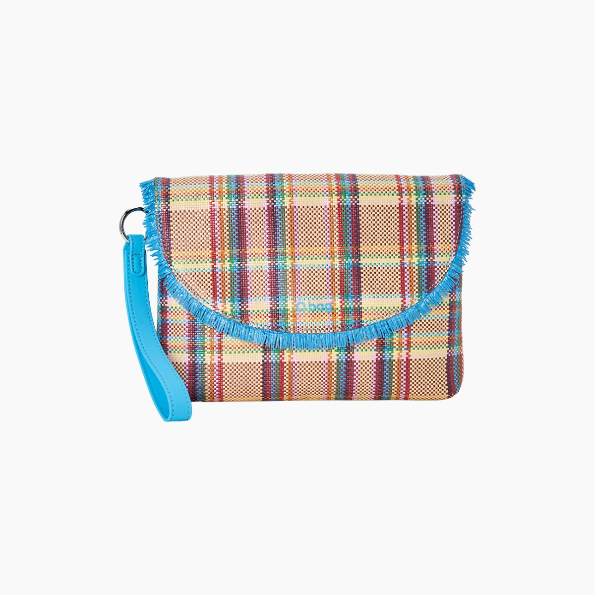 Pochette O bag santa barbara rafia check - O bag Official Website