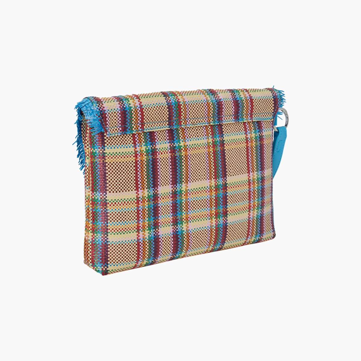 Pochette O bag santa barbara rafia check - O bag Official Website
