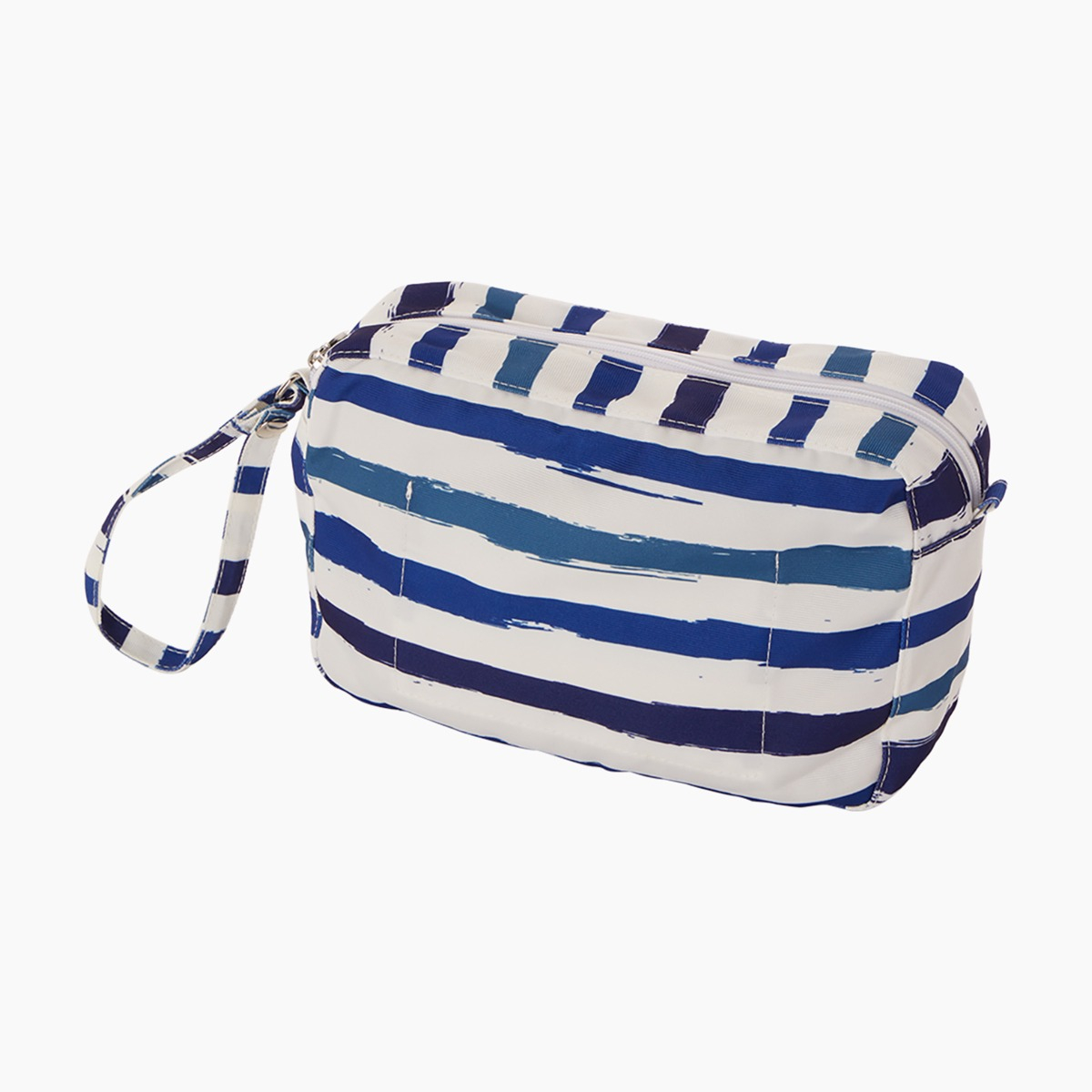 Clutch O bag marbella navy blue shaded stripes - O bag Official Website
