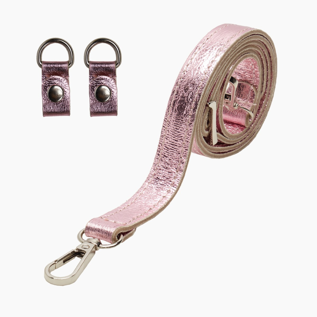 Tracolla extraslim laminata fucsia rose - O bag Official Website