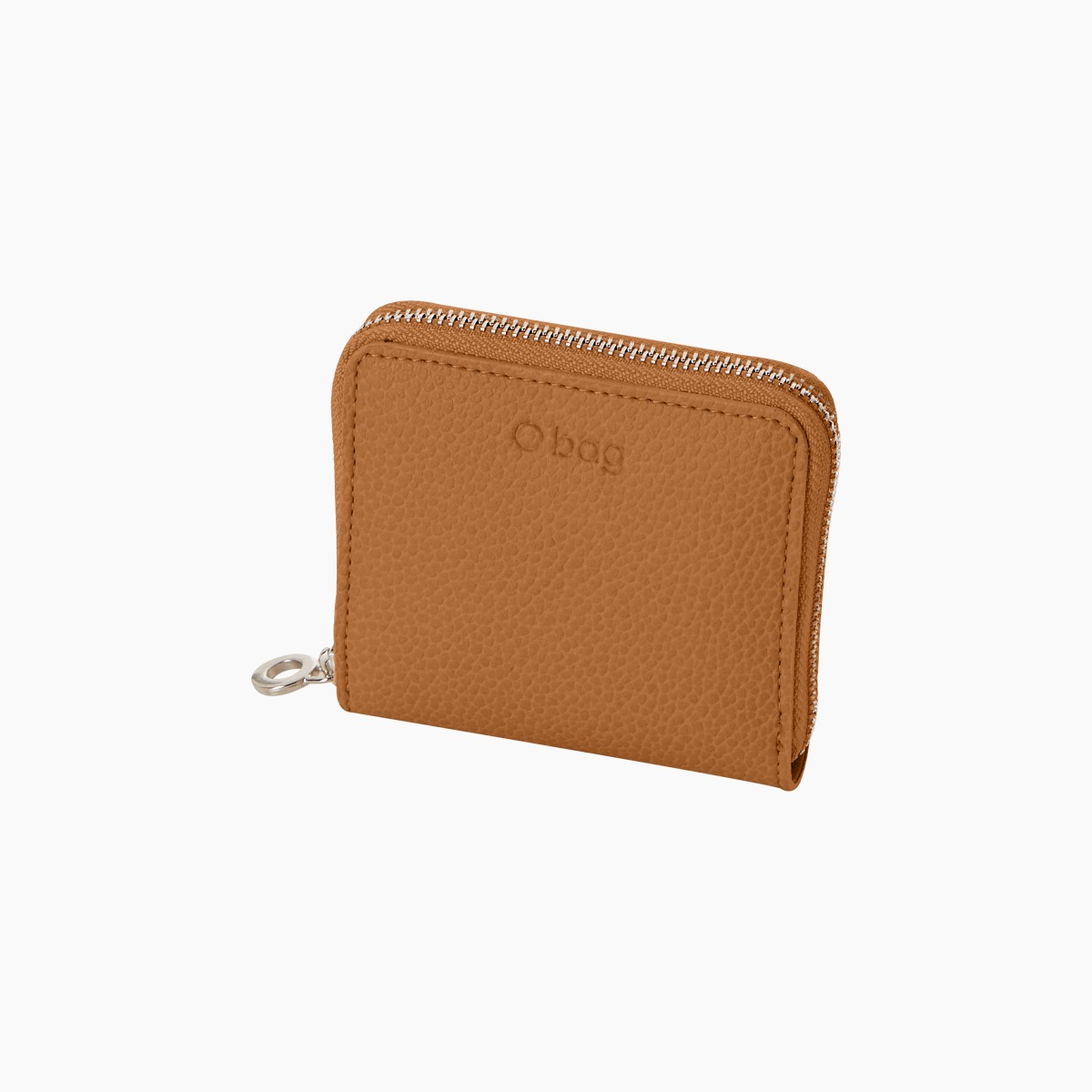 Portefeuille en tissu foulonné orange brûlé O half wally - O bag Official Website