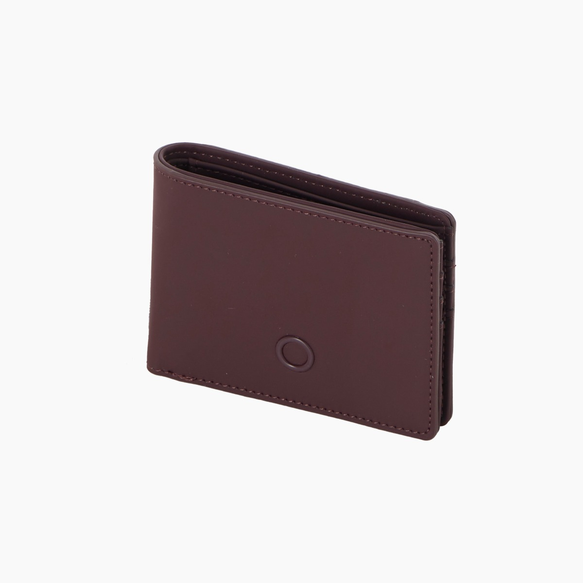 Brieftasche O bag agrifoglio bordeaux gummiertes Gewebe - O bag Official Website