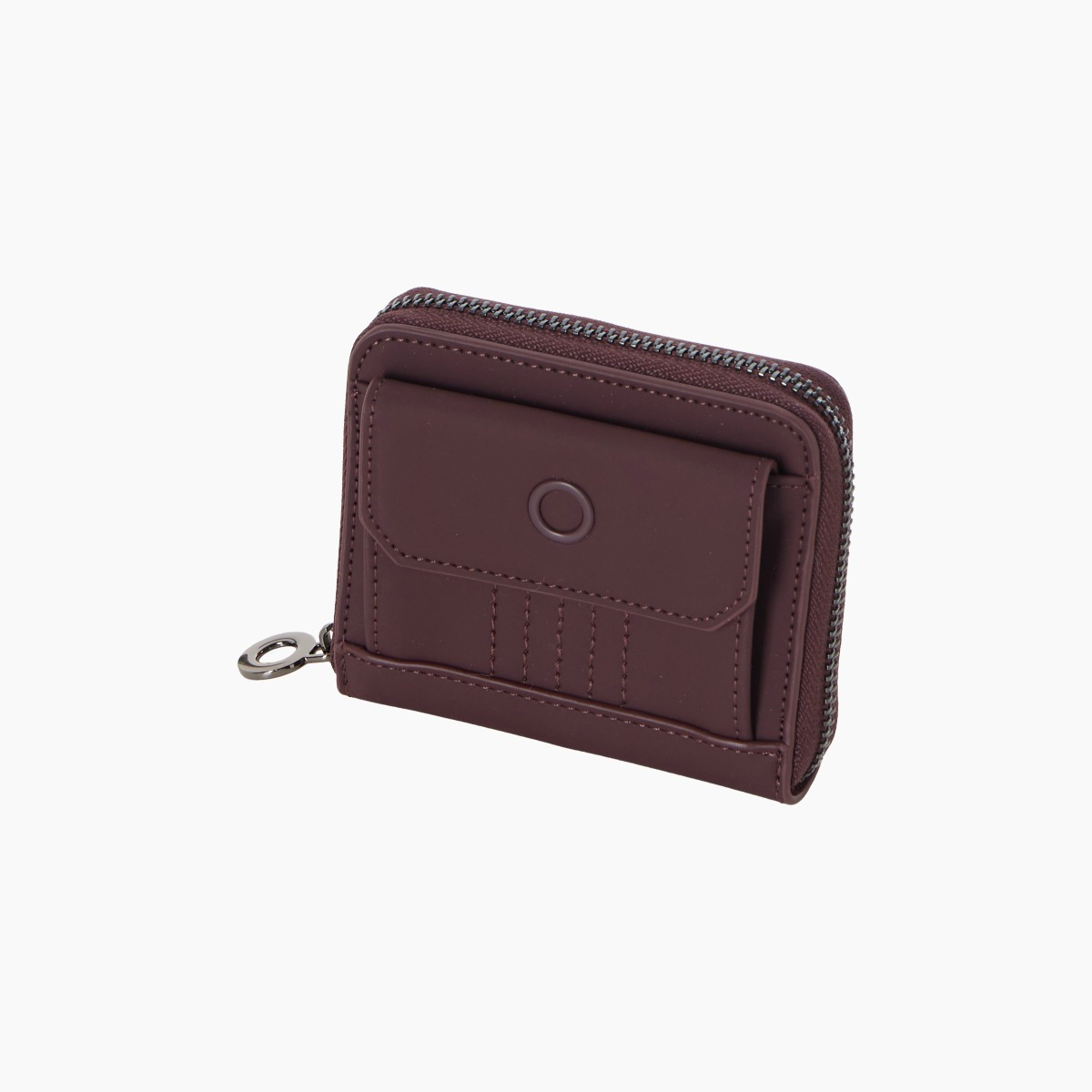 Brieftasche O half wally bucaneve bordeaux gummiertes Gewebe - O bag Official Website