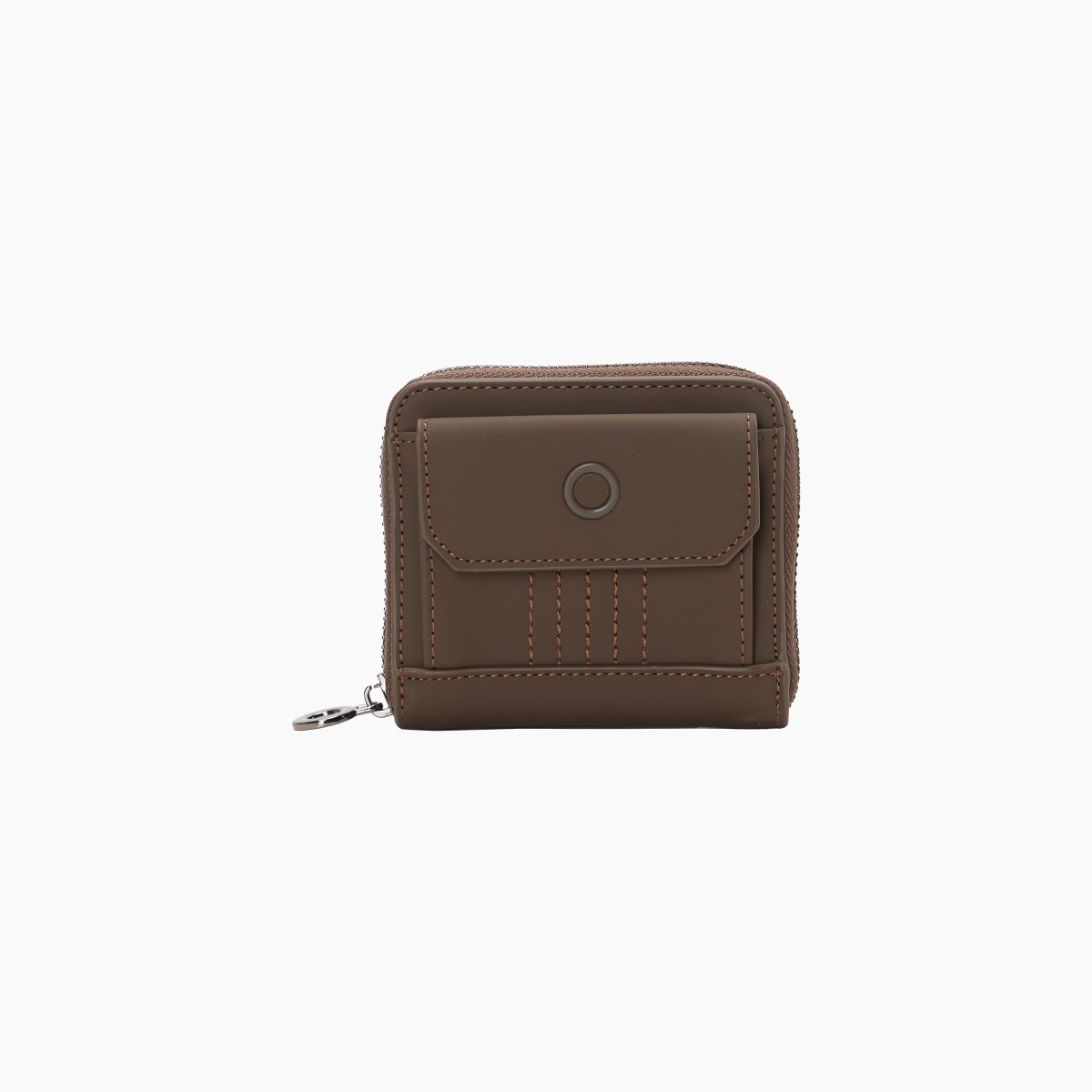 Portafoglio O half wally bucaneve cioccolato tessuto gommato - O bag Official Website